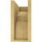 Ekena Millwork 6"W x 12"D x 12"H Classic Monterey Rough Cedar Woodgrain TimberThane Corbel, Primed Tan CORUR06X12X12MONRCPR - alternate 3